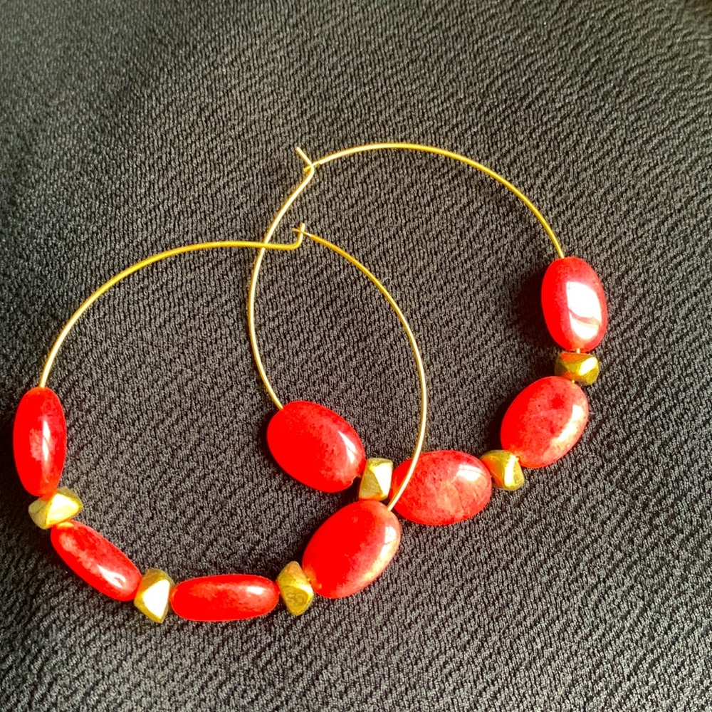Vintage Coral Earrings